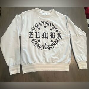 Zumba Fitness Light Blue Crewneck Sweater